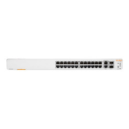 Commutateur - Géré - 24 x 10 - 100 - 1000 + 2 x 10 Gigabit SFP+ + 2 x 100 - 1000 - 10GBase-T - Monta... (JL806AABB)_1