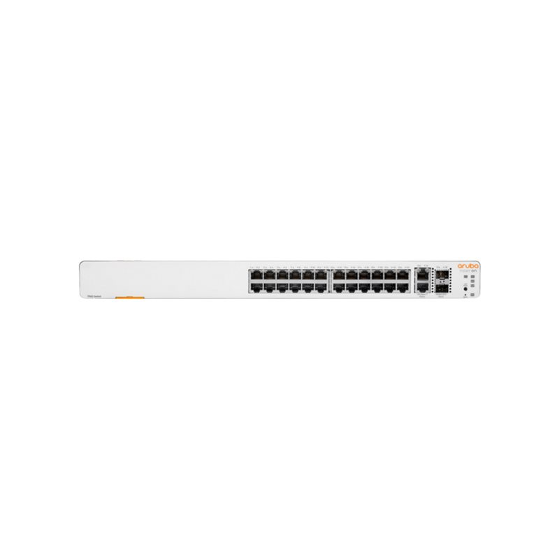 Commutateur - Géré - 24 x 10 - 100 - 1000 + 2 x 10 Gigabit SFP+ + 2 x 100 - 1000 - 10GBase-T - Monta... (JL806AABB)_1