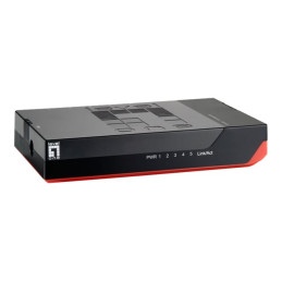 UNIFORMATIC - SWITCH DESKTOP 5 PORTS 10 - 100 - 1000 GIGABIT. Le switch desktop permet dintégrer plusieu... (61003)_1