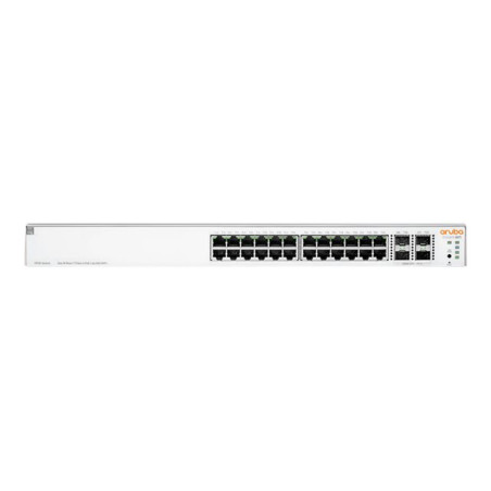 Commutateur - C3 - Géré - 24 x 10 - 100 - 1000 (PoE) + 4 x 1 Gigabit - 10 Gigabit SFP+ - Montable su... (JL684BABB)_1