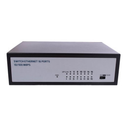 Commutateur - non géré - 16 x 10 - 100 - de bureau (61005)_2