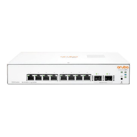 Commutateur - C3 - Géré - 8 x 10 - 100 - 1000 + 2 x Gigabit SFP - de bureau (JL680AABB)_1
