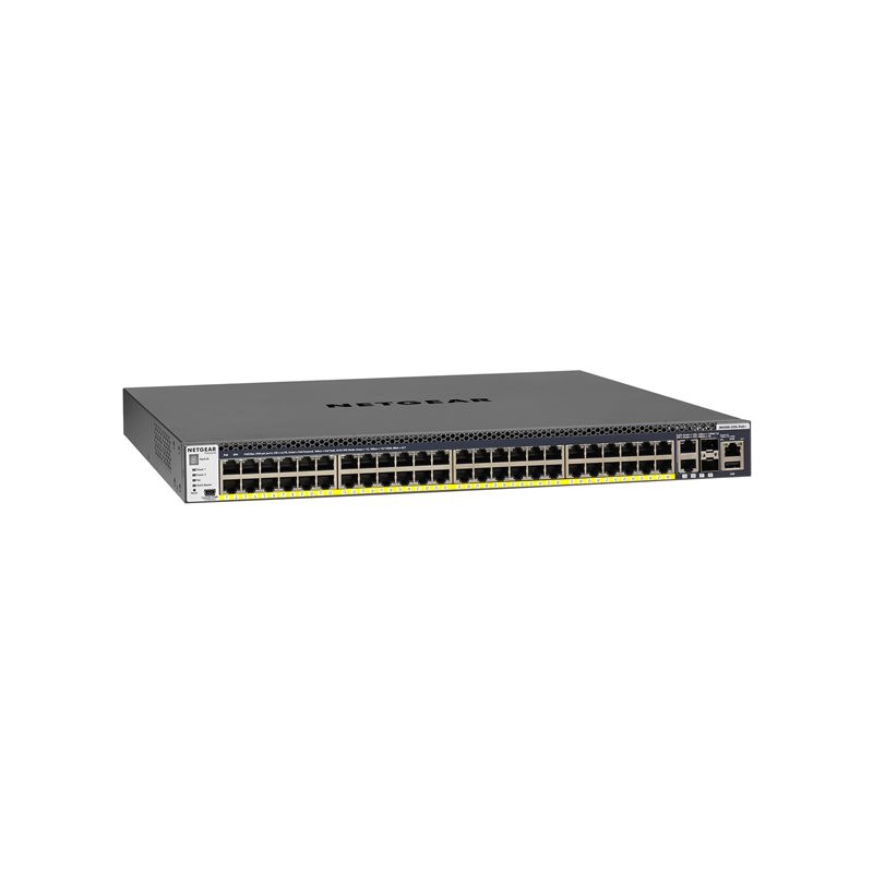 Switch manageable ProSAFE M4300-52G-PoE+ (1,000W PSU)Swithc Manageable Stackable avec 48x1G P... (GSM4352PB-100NES)_1