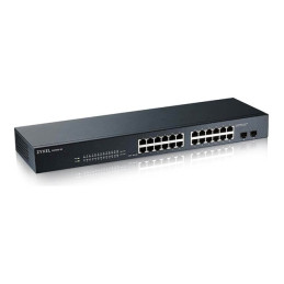Commutateur - intelligent - 24 x 10 - 100 - 1000 + 2 x Gigabit SFP (liaison montante) - de b... (GS1900-24-EU0102F)_3