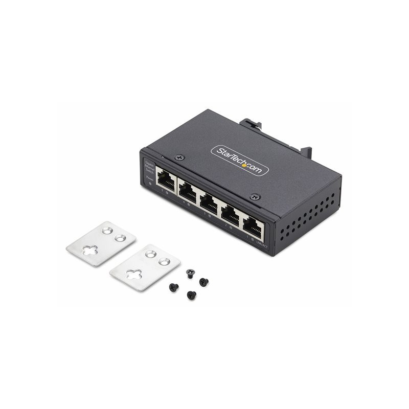 IP30 - TAA - Commutateur - non géré - 5 x 10 - 100 - 1000Base-T - Montage sur rail DIN, f... (I51G-ETHERNET-SWITCH)_1