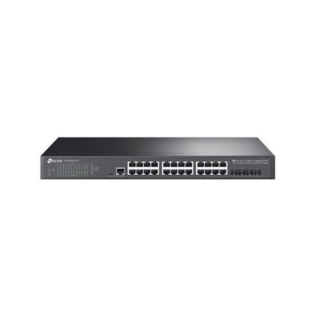 Commutateur - Géré - 24 x 10 - 100 - 1000 + 4 x 10 Gigabit SFP+ - Montable sur rack (TL-SG3428X-UPS)_1