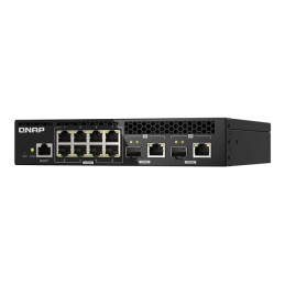 Commutateur - Géré - 8 x 2.5GBase-T + 2 x combo 10 Gigabit SFP+ - RJ-45 - de bureau, Montable su... (QSW-M2108R-2C)_1