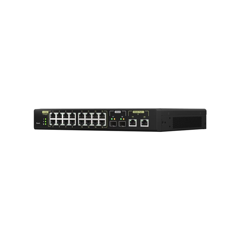 Commutateur - Géré - 16 x 100 - 1000 - 2.5G (PoE+) + 2 x 10 Gigabit SFP+ + 2 x 100 - 1000 - 2.... (QSW-M2116P-2T2S)_1