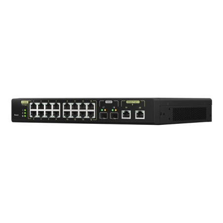 Commutateur - Géré - 16 x 100 - 1000 - 2.5G (PoE+) + 2 x 10 Gigabit SFP+ + 2 x 100 - 1000 - 2.... (QSW-M2116P-2T2S)_1