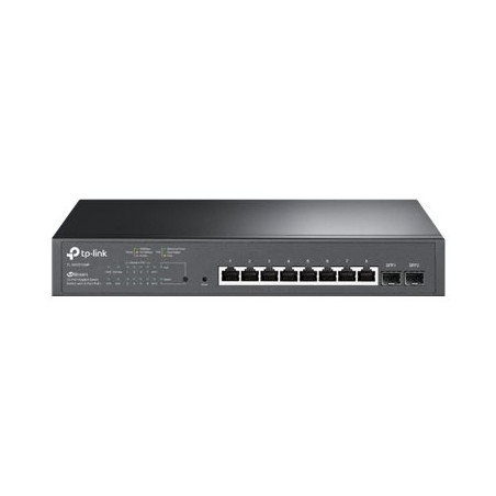 Commutateur - intelligent - 8 x 10 - 100 - 1000 (PoE+) + 2 x SFP - Montable sur rack, de bureau - PoE... (SG2210MP)_1