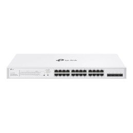 Commutateur - intelligent - 24 x 10 - 100 - 1000 (PoE+) + 4 x Gigabit SFP - Montable sur rack - ... (FESTA FS328GP)_1