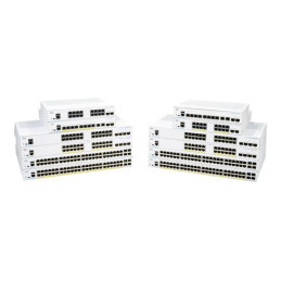 Commutateur - C3 - Géré - 8 x 10 - 100 - 1000 (PoE+) + 2 x SFP Gigabit combiné - Montable s... (CBS350-8P-E2GEU-RF)_1
