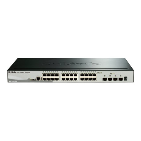Commutateur - C3 - intelligent - 24 x 10 - 100 - 1000 + 4 x 10 Gigabit SFP+ - de bureau, Montab... (DGS-1510-28X/E)_1