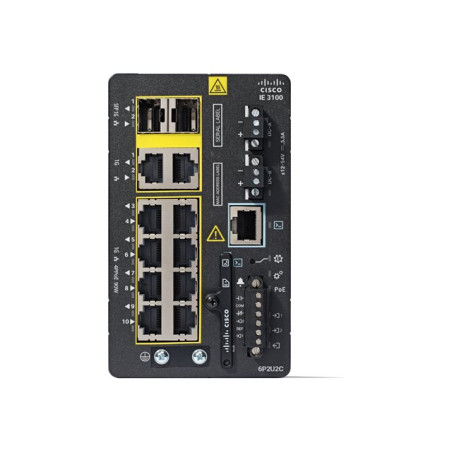 Commutateur - Géré - 6 x 10 - 100 - 1000 (PoE+) + 2 x 10 - 100 - 1000 (4PPoE) + 2 x combinais... (IE-3100-6P2U2C-E)_1