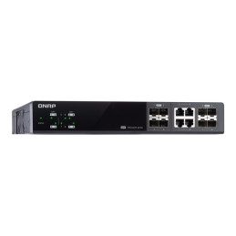 Commutateur - Géré - 4 x 10 Gigabit SFP+ + 4 x combo 10 Gigabit SFP+ - RJ-45 - de bureau, Montable... (QSW-M804-4C)_4