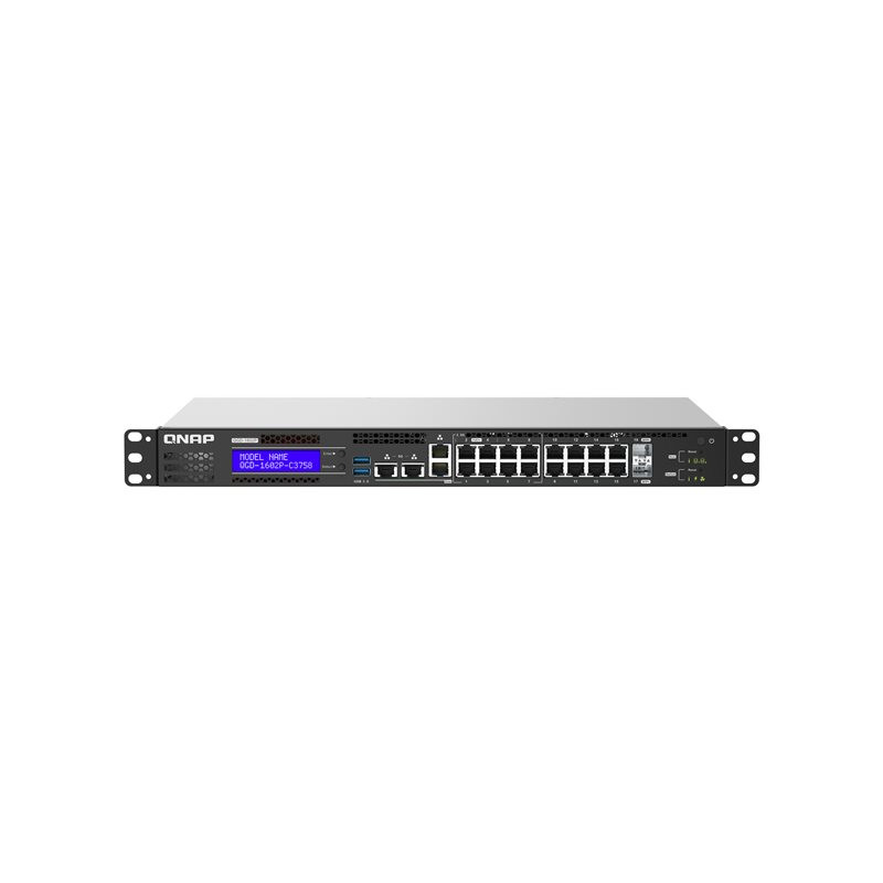 Commutateur - intelligent - 4 x 100 - 1000 - 2.5G (PoE++) + 4 x 100 - 1000 - 2.5G (PoE+) +... (QGD-1602P-C3758-16G)_1