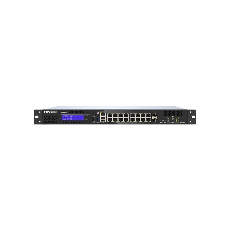 Commutateur - intelligent - 4 x 10 - 100 - 1000 (PoE++) + 10 x 10 - 100 - 1000 (PoE+) + 2 x combo ... (QGD-1600-8G)_1