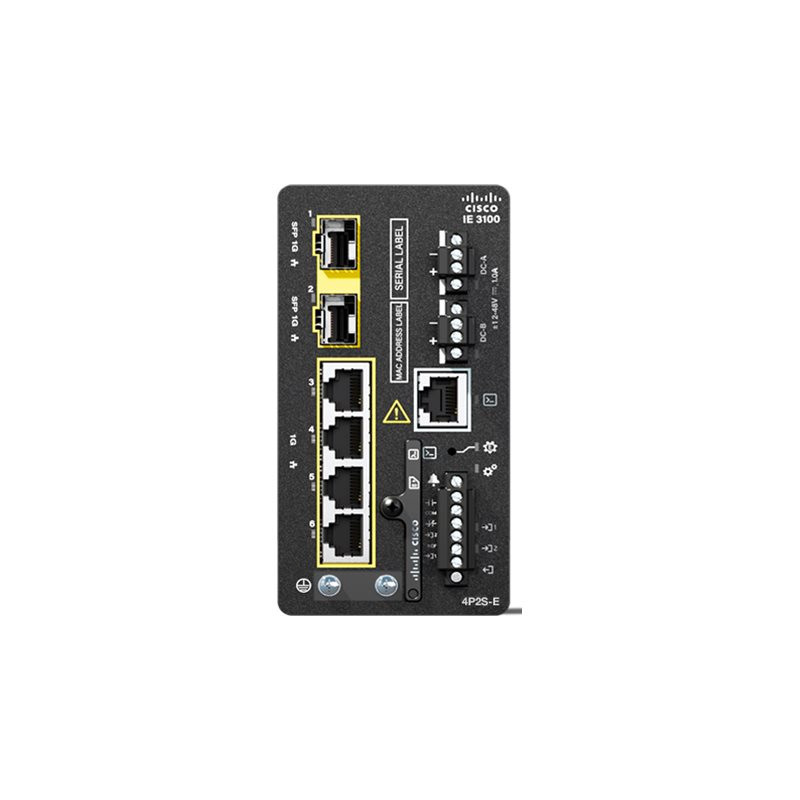 Network Essentials - commutateur - Géré - 4 x 10 - 100 - 1000 (PoE+) + 2 x Gigabit SFP - Montag... (IE-3100-4P2S-E)_1