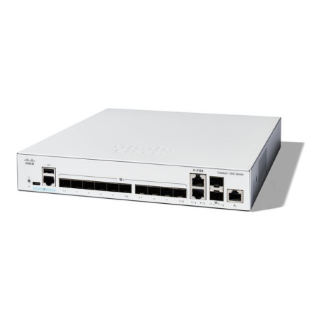 Commutateur - C3 - intelligent - 12 x 10GBase-X + 2 x combo 10 Gigabit SFP+ - RJ-45 - Montable s... (C1300-12XS-RF)_1