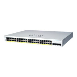 Commutateur - intelligent - 48 x 10 - 100 - 1000 (PoE+) + 4 x SFP+ 10 Go (liaison montante)... (CBS220-48P-4XUK-RF)_1