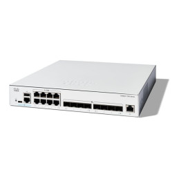 Commutateur - C3 - intelligent - 8 x 10GBase-T + 8 x 10 Gigabit SFP+ - Montable sur rack - rema... (C1300-16XTS-RF)_1