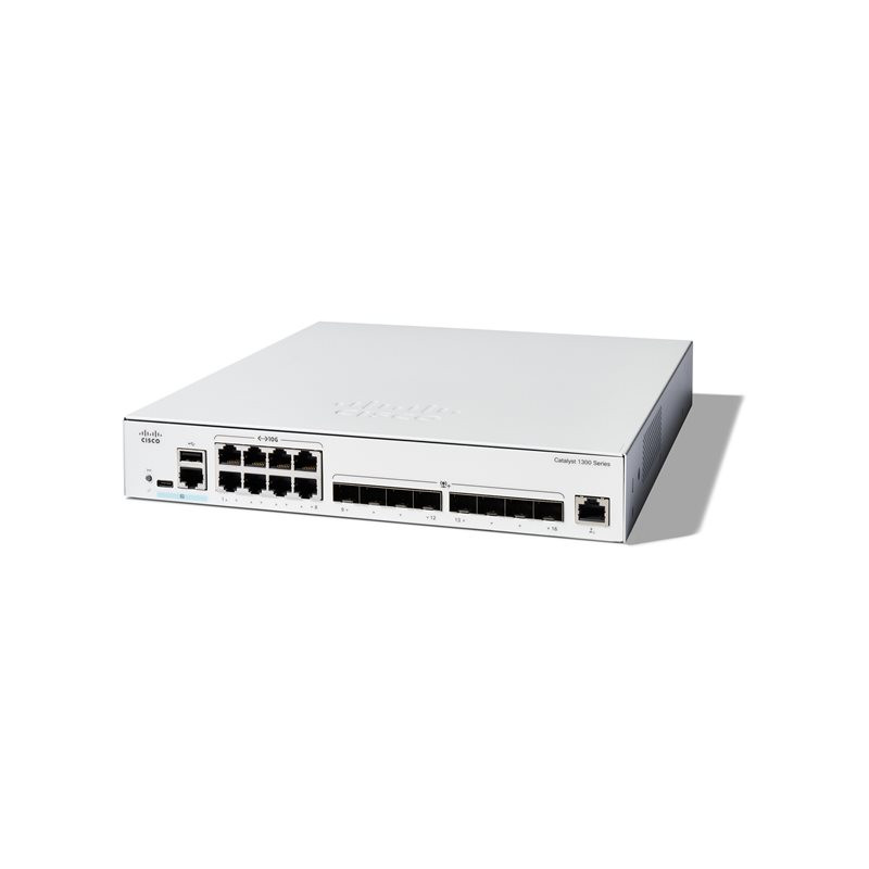 Commutateur - C3 - intelligent - 8 x 10GBase-T + 8 x 10 Gigabit SFP+ - Montable sur rack - rema... (C1300-16XTS-RF)_1