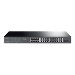 Commutateur - intelligent - 24 x 10 - 100 - 1000 (PoE+) + 2 x 10 - 100 - 1000 - Montable sur rack ... (TL-SG1428PE)_1