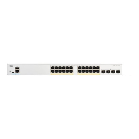 Commutateur - C3 - Géré - 24 x 10 - 100 - 1000 (PoE+) + 4 x 10 Gigabit SFP+ - Montable sur ra... (C1300-24FP-4X-RF)_1