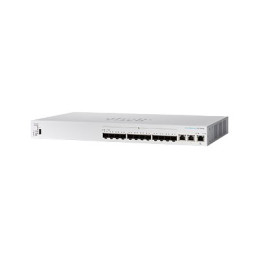 Commutateur - C3 - Géré - 10 x 10 Gigabit SFP+ + 2 x combo 10 Gigabit SFP+ - RJ-45 - Montabl... (CBS350-12XS-EU-RF)_1