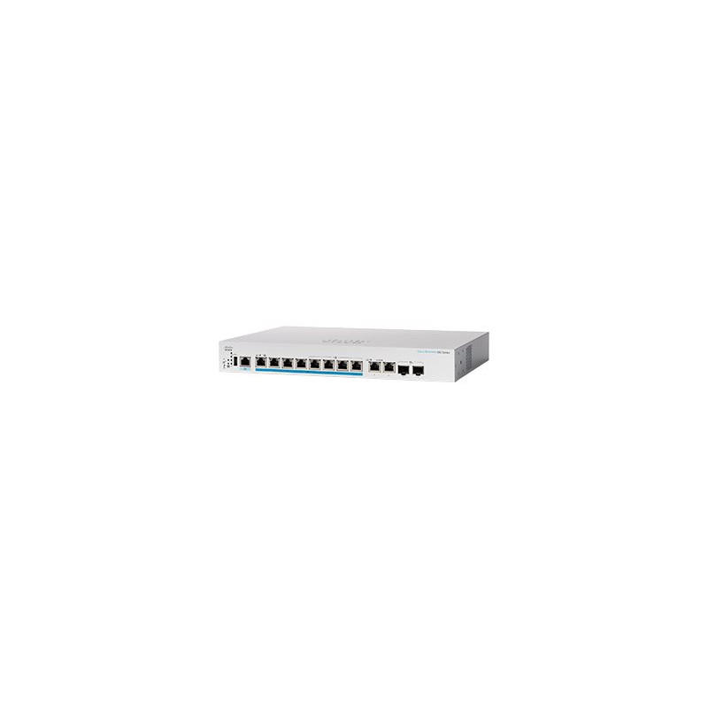 Commutateur - C3 - Géré - 8 x 100 - 1000 - 2.5G (PoE+) + 2 x combo 10 Gigabit SFP+ - RJ-45 ... (CBS350-8MP-2XUK-RF)_1