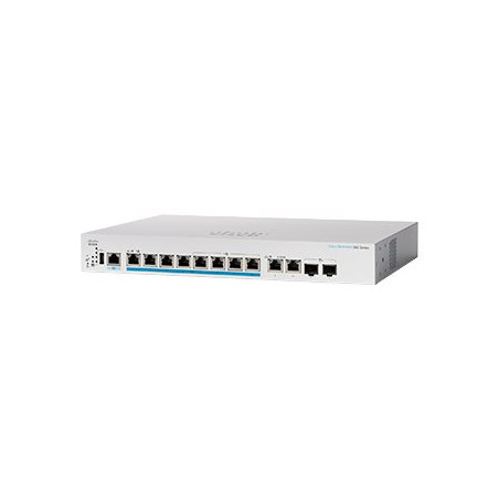 Commutateur - C3 - Géré - 8 x 100 - 1000 - 2.5G (PoE+) + 2 x combo 10 Gigabit SFP+ - RJ-45 ... (CBS350-8MP-2XUK-RF)_1