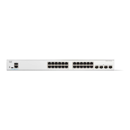 Commutateur - C3 - intelligent - 24 x 10 - 100 - 1000 + 4 x Ethernet 10 Go SFP+ - Montable sur... (C1200-24T-4X-RF)_1