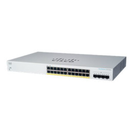 Commutateur - intelligent - 24 x 10 - 100 - 1000 (PoE+) + 4 x SFP+ 10 Go (liaison montante)... (CBS220-24FP4XUK-RF)_1