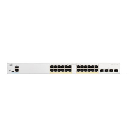 Commutateur - C3 - Géré - 24 x 10 - 100 - 1000 (PoE+) + 4 x 1 Gigabit SFP - Montable sur rack ... (C1300-24P-4G-RF)_1