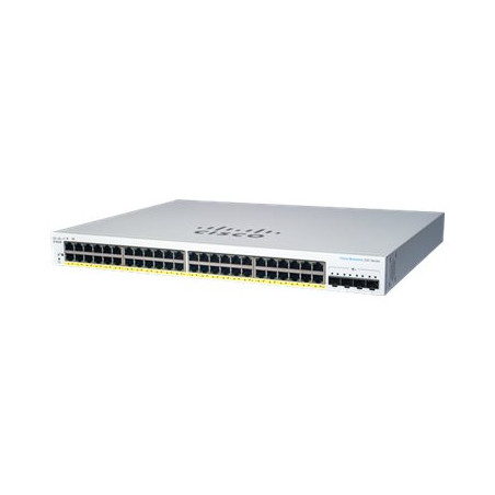 Commutateur - intelligent - 48 x 10 - 100 - 1000 (PoE+) + 4 x SFP+ 10 Go (liaison montante)... (CBS220-48FP4XUK-RF)_1