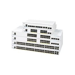Commutateur - C3 - intelligent - 16 x 10 - 100 - 1000 + 2 x Gigabit SFP - Montable sur rack... (CBS250-16T-2GUK-RF)_1