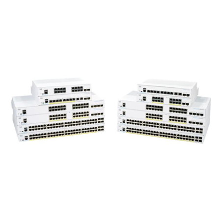 Commutateur - C3 - intelligent - 8 x 10 - 100 - 1000 + 2 x SFP Gigabit combiné - Montable s... (CBS250-8T-E2GUK-RF)_1