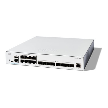 Commutateur - C3 - intelligent - 8 x 10GBase-T + 8 x 10 Gigabit SFP+ - Montable sur rack - rema... (C1300-16XTS-RF)_1
