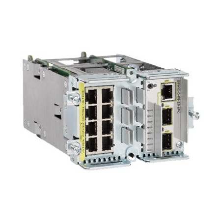 Commutateur - Géré - 8 x 10 - 100 + 1 x SFP Gigabit combiné + 1 x Gigabit SFP - Module enfi... (GRWIC-D-ES-2S-8PC)_1