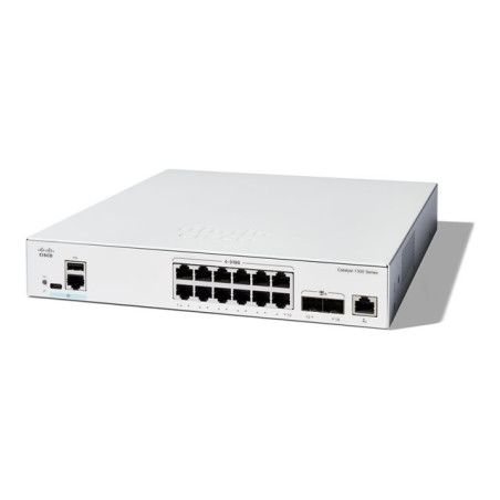 Commutateur - C3 - intelligent - 12 x 10GBase-T + 2 x 10 Gigabit SFP+ - Montable sur rack - r... (C1300-12XT-2X-RF)_1
