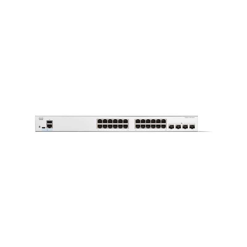 Commutateur - C3 - Géré - 24 x 10 - 100 - 1000Base-T + 4 x 10 Gigabit SFP+ - Montable sur rack... (C1300-24T-4X-RF)_1