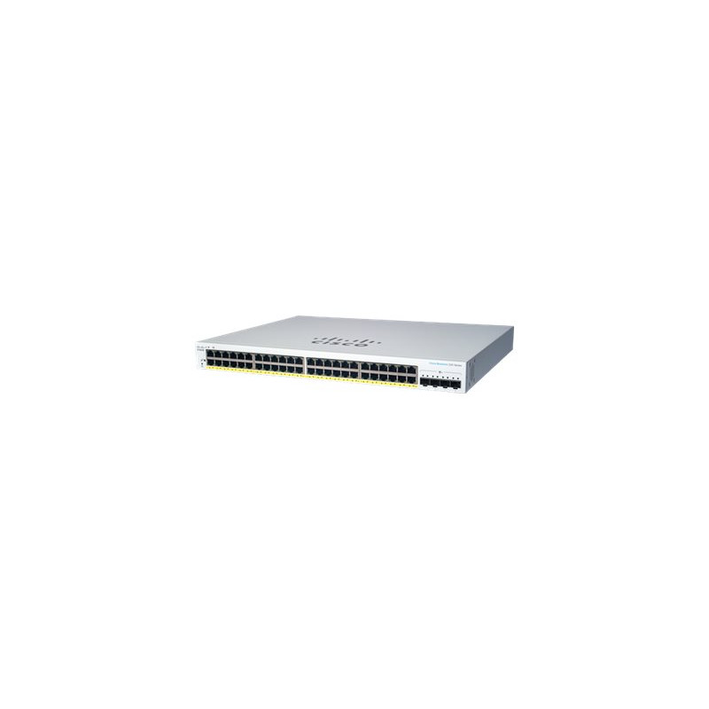 Commutateur - intelligent - 48 x 10 - 100 - 1000 (PoE+) + 4 x SFP+ 10 Go (liaison montante)... (CBS220-48FP4XUK-RF)_1