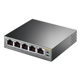 TP-LINK - 5-Port Gigabit Desktop Switch with 4-Port PoE, 5 Gigabit RJ45 ports including 4 PoE ports... (TL-SG1005P)_2