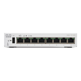 Commutateur - Ethernet Gigabit - C3 - intelligent - 8 x 10 - 100 - 1000 - de bureau - PoE (67 W) (C1200-8T-D)_2