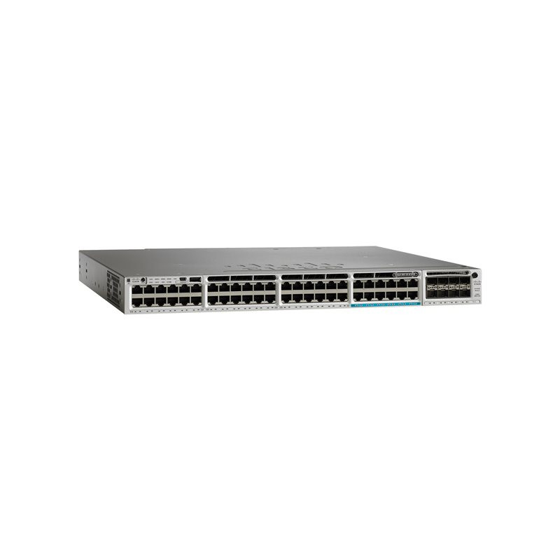 Commutateur - C3 - Géré - 48 x 10 - 100 - 1000 (UPOE) - de bureau, Montable sur rack - UPOE... (WS-C385012X48US-RF)_1