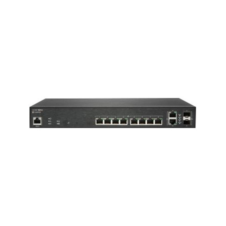 Commutateur - Géré - 10 x 10 - 100 - 1000 (PoE+) + 2 x Gigabit SFP - de bureau - PoE+ (130 W) - av... (02-SSC-8370)_1