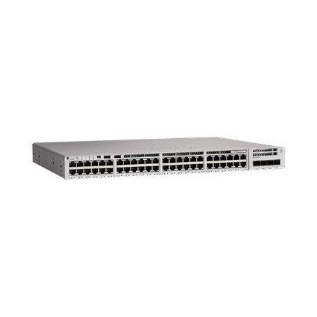 Network Essentials - commutateur - C3 - Géré - 48 x 10 - 100 - 1000 (PoE+) + 4 x SFP+ 10 Go... (C9200L-48PL-4XE-RF)_1