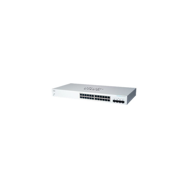 Commutateur - intelligent - 24 x 10 - 100 - 1000 + 4 x Gigabit SFP (liaison montante) - Mon... (CBS220-24T-4GUK-RF)_1