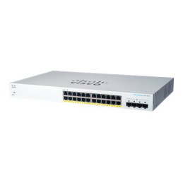 Commutateur - intelligent - 24 x 10 - 100 - 1000 (PoE+) + 4 x Gigabit SFP (liaison montante... (CBS220-24P-4GEU-RF)_1