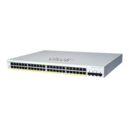 Commutateur - intelligent - 48 x 10 - 100 - 1000 (PoE+) + 4 x Gigabit SFP (liaison montante... (CBS220-48P-4GEU-RF)_1